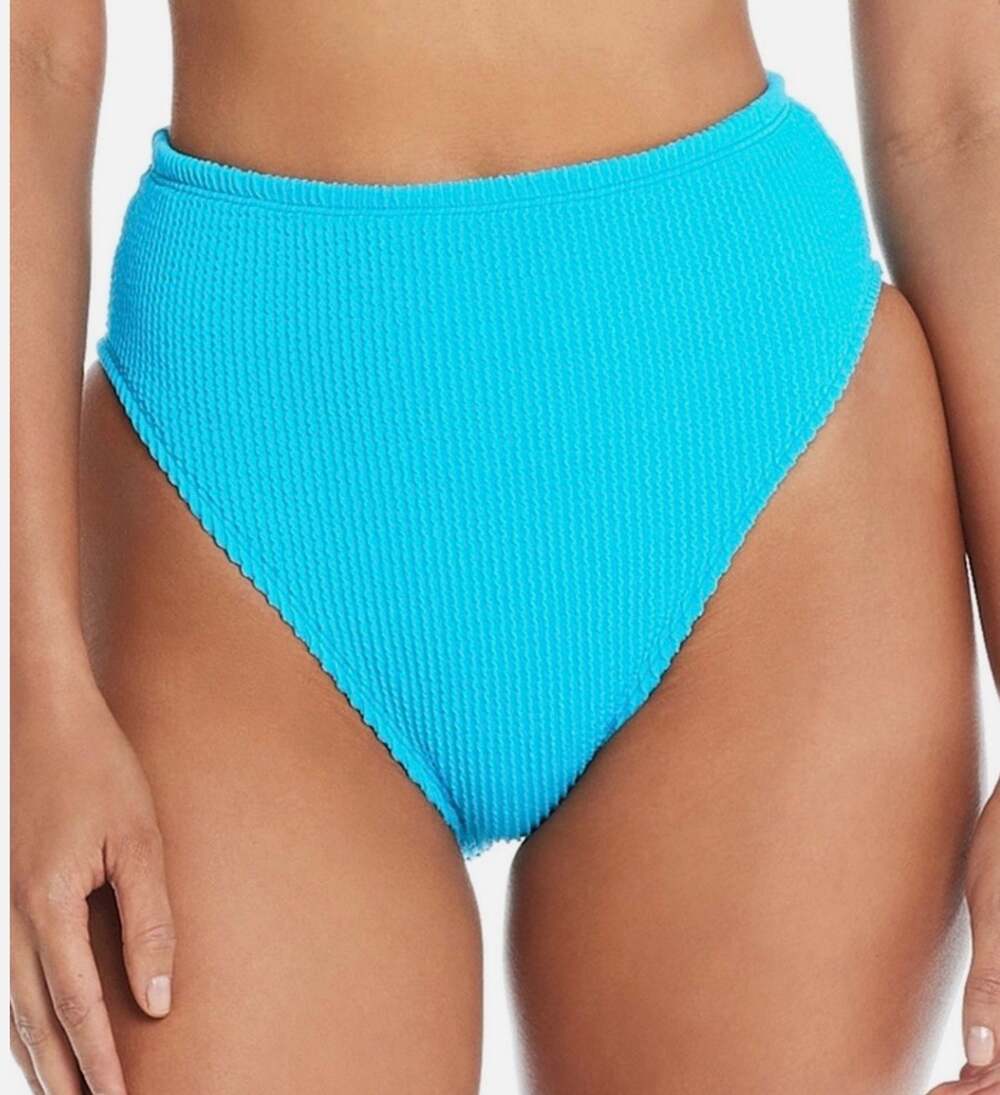 Bleu Rod Beattie Coldwater High Waist Bikini Bottom 12 NWT